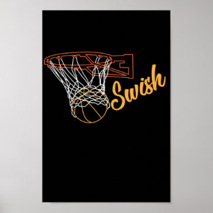 Basketballkorb "Swish" Poster