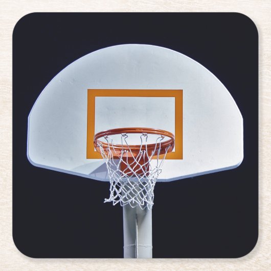Basketballkorb Untersetzer aus Papier (Vorderseite)
