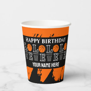 Basketballkörbe, Basketballspieler-Geschenk Pappbecher