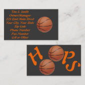 Basketballkörbe Visitenkarte (Vorne/Hinten)