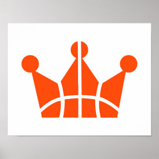 Basketballkrone Poster
