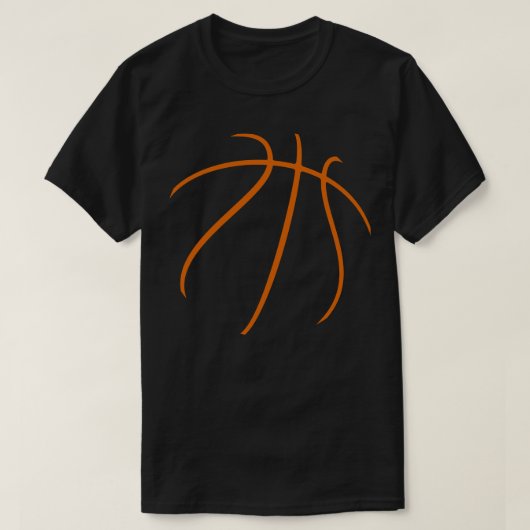 Basketballkunst T-Shirt (Design vorne)