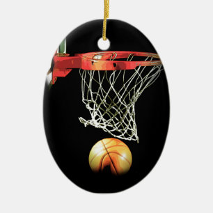 Basketballkunstwerk Keramik Ornament