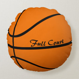 Basketballl der Raum des runden Rundes Kissen