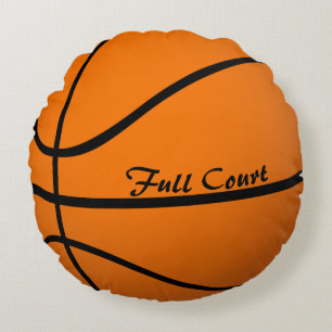 Basketballl der Raum des runden Rundes Kissen