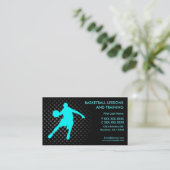 Basketballlektionen, die kundenspezifische visitenkarte (Stehend Vorderseite)