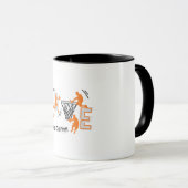Basketballliebhaber Tasse (VorderseiteRechts)