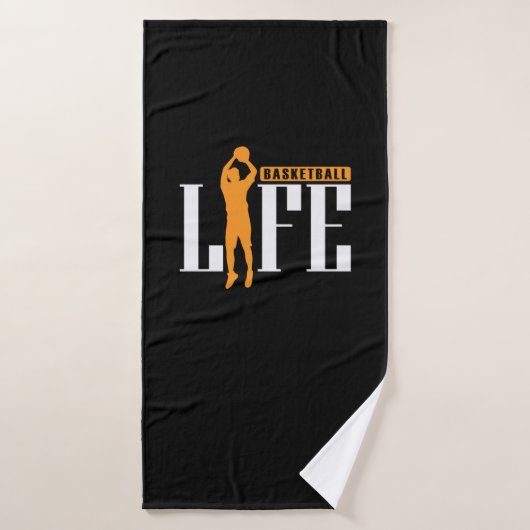 Basketballlife Ballsport Amerika USA Badehandtuch (Badehandtuch)