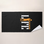 Basketballlife Ballsport Amerika USA Badehandtuch (Badehandtuch)