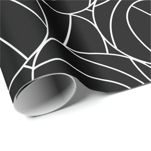 Basketballlinien Geschenkpapier (Rolleneckpunkt)