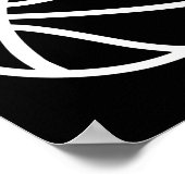 Basketballlogo Poster (Ecke)