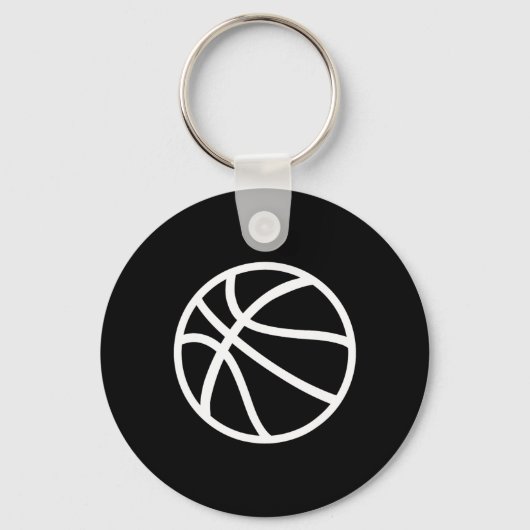Basketballlogo Schlüsselanhänger (Vorderseite)