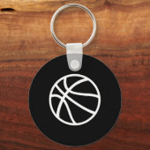 Basketballlogo Schlüsselanhänger (Vorderseite)