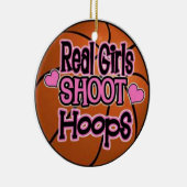 Basketballmädchen Keramikornament (Rechts)