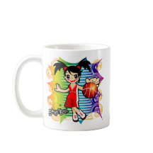 Basketballmädchen-Tasse