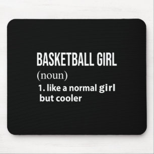 Basketballmädchen wie ein normales Mädchen, aber C Mousepad