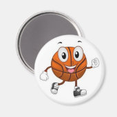 Basketballmagnet Magnet (Vorderseite/Rückseite)
