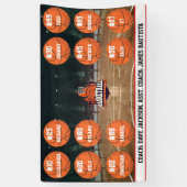 Basketballmannschaft Banner (Vertikal)