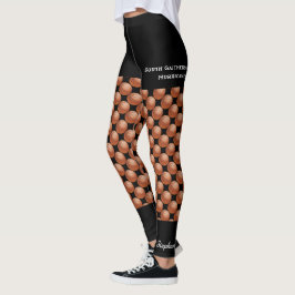 Basketballmannschaft, Name, Fake Black Shorts Leggings