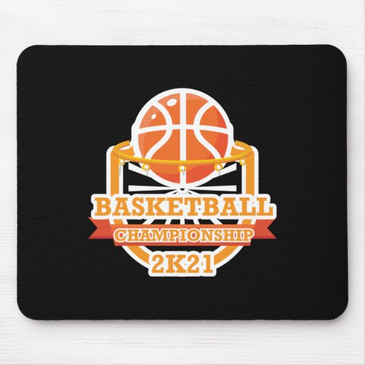 Basketballmeisterschaft Vintag Mousepad (Vorne)