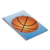 Basketballmonogramm Notizblock (Rechte Seite)