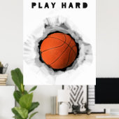 Basketballmotivation Poster (Heimbüro)
