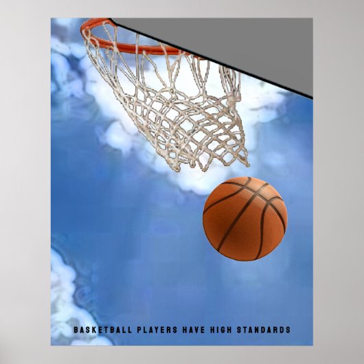 Basketballmotivation Poster (Vorne)