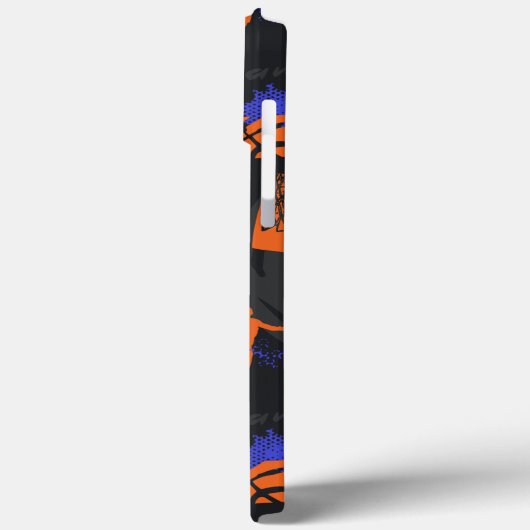 Basketballmuster Case-Mate iPhone Hülle (Rückseite / Links)