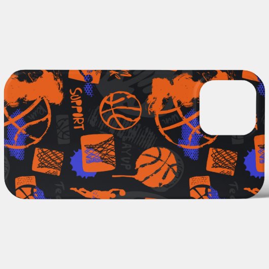 Basketballmuster Case-Mate iPhone Hülle (Rückseite (Horizontal))