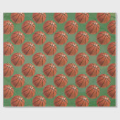 Basketballmuster Geschenkpapier (Flach)