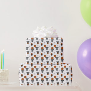 Basketballmuster Geschenkpapier