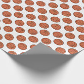 Basketballmuster Geschenkpapier (Ecke)
