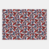 Basketballmuster Geschenkpapier Set (Vorderseite 3)