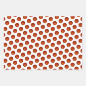 Basketballmuster Geschenkpapier Set (Vorderseite 2)