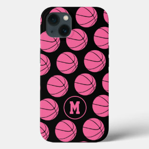 Basketballmuster mit Monogramm Case-Mate iPhone Hülle