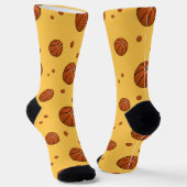 Basketballmuster Socken (Gewinkelt)