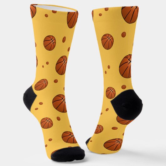 Basketballmuster Socken (Gewinkelt)