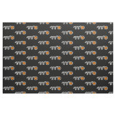 Basketballmuster | Sport-Textil-Druck Stoff (Fat Quarter (45,7 x 55,9 cm))