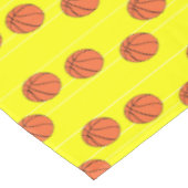 Basketballmuster Tischdecke (Schrägansicht)
