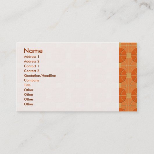 Basketballmuster Visitenkarte (Vorderseite)