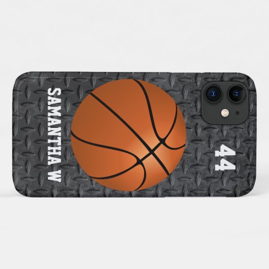 Basketballname Case-Mate iPhone Hülle (Rückseite (Horizontal))