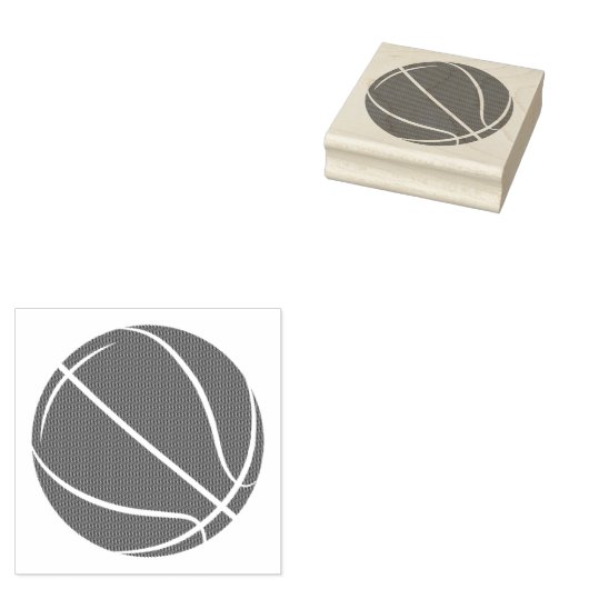Basketballname Gummistempel (Stempel)