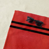 Basketballname und Jersey-Nummer Strandtuch (Beispiel)