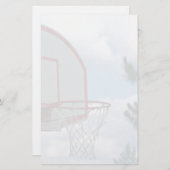 Basketballnetz Briefpapier (Vorne/Hinten)