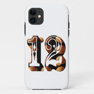 Basketballnummer 12 Picture-Logo, Case-Mate iPhone Hülle