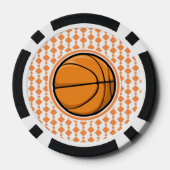Basketballnummer Pokerchips (Rückseite)