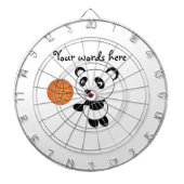 Basketballpanda Dartscheibe (vorne)