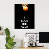 Basketballplakat - Panoramaposter Poster (Heimbüro)