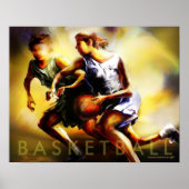 Basketballplakat Poster (Vorne)