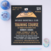 Basketballplatz, Basketballtrainingskurs Flyer (Einzeln)